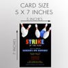 Personalized Bowling Party Invitation Boy Birthday Customizable Invites With Envelopes (12 Count)