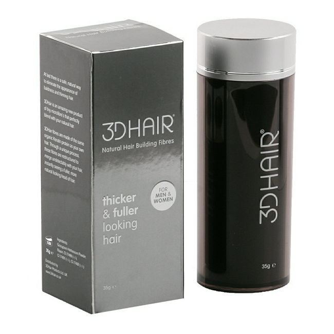 3D Hair Loss Fibres for Thinning Hair 35g (Medium Brown)