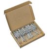 45 PCS Metal Curtain Hooks – Sturdy Single Hooks for Secure Curtain Hanging