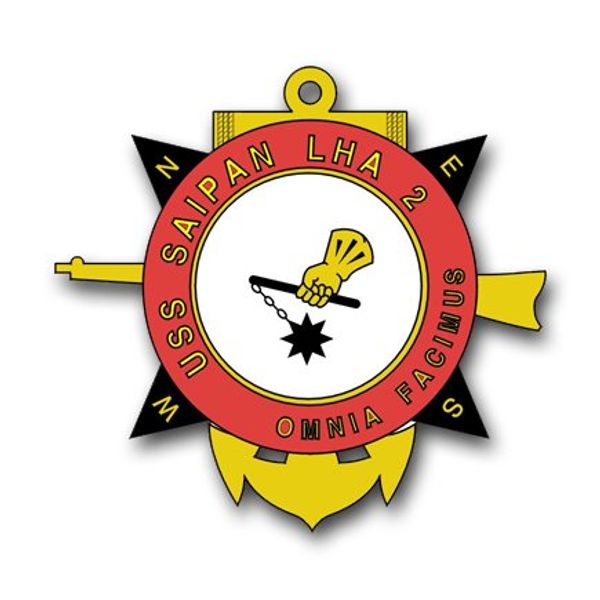 US Navy Ship USS Saipan LHA-2 Decal Sticker 5.5"