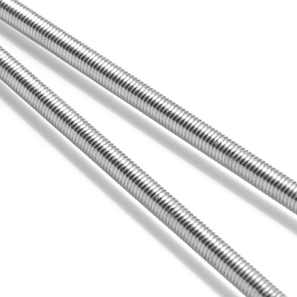 Feelers 304 Stainless Steel M6-1.0 Fully All Threaded Rod, Long Threaded Screw, Right Hand Threads, 250mm Length【Pack of 2】