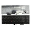Power4Laptops UK Layout With Pointer Black Frame Black Replacement Laptop Keyboard Compatible With Lenovo ThinkPad E570