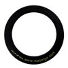 MAZEL Golf Rubber Putting Ring/Cups, Automatic Returnable Golf Training Hole Cups, All-Direction Putting Practice Indoor & Outdoor (Black Ring)