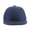 Boolavard Infant to Toddler Kid's Plain Structured Flatbill Snapback Cap (UK, Alpha, One Size, Red)