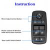 Master Power Window Switch Control Compatible with 2015-2022 Dodge Challenger Replace OE 68183752AB 68183752AC Left Front Driver Side