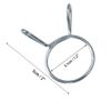 sourcingmap Washing Machine Drain Hose Clip Clamp 1.2 Inch Dia 2 Inch Width 2 Pcs