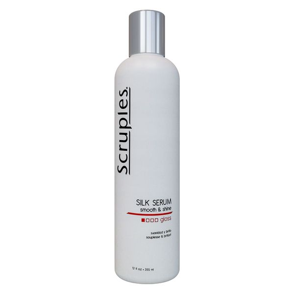 Scruples Smooth & Shine Silk Serum - Lightweight Gloss - Long Lasting Silky Finish to Frizzy, Dry & Dull Hair - Damage and Thermal Protectant - For Men and Women - Any Hair Type