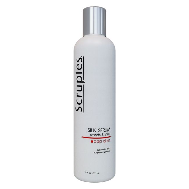 Scruples Smooth & Shine Silk Serum - Lightweight Gloss - Long Lasting Silky Finish to Frizzy, Dry & Dull Hair - Damage and Thermal Protectant - For Men and Women - Any Hair Type