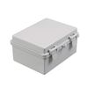 CrocSee ABS Plastic Dustproof Waterproof IP65 Junction Box Universal Durable Electrical Project Enclosure with Lock (8.6"x6.7"x4.3")