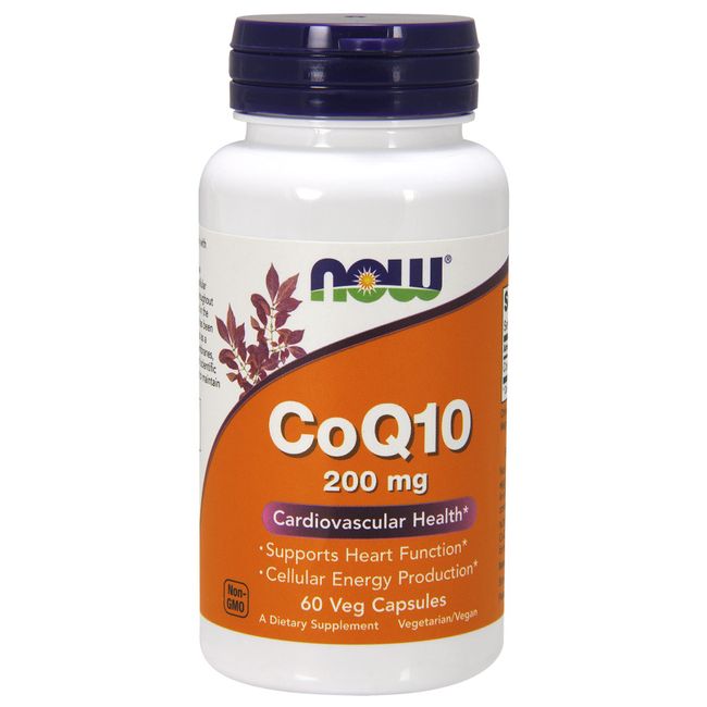 CoQ10 200 mg 60 Veg Capsules by NOW Foods