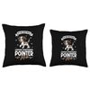 German Shorthaired Pointer Mom Throw Pillow