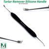 SILICONE HANDLE Tooth Scraper Veterinary Dog Pet Tartar Calculus Plaque Remover