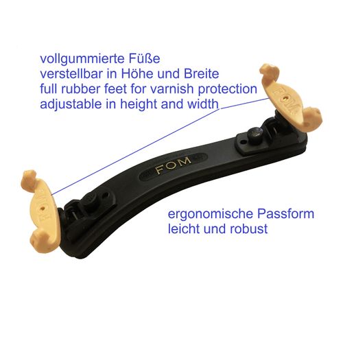 Violin Shoulder Rest Size 1/2 Adjustable Very Ergonomic and Comfortable