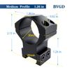 BVGD Scope Mount Base in 1 Inch, Picatinny, Optics Mounts,and 30mm Dimensions (Medium Profile)