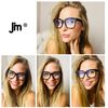 JM 3 Pack Oversized Reading Glasses for Women Square Blue Light Blocking Computer Readers Spring Hinge, 1.0