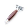 FREED Double Edge Razor,single blade razor,aluminum alloy handle in an elegant purple sandalwood color,with10 Japanese 6cr13 Stainless Steel Blades,It's the best gift for men, fathers,or birthdays