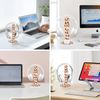 DiyGody Leopard Pattern Headphone Stand, Compatible with Various Headphones, Multifunctional, Sturdy Acrylic Design, Desk Accessory