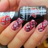 Nail Art Stamping Template Badge Theme Image Plate Stamper Scraper Kit BP 27
