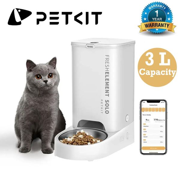 PETKIT Automatic Pet Feeder Smart Cat Dog Food Dispenser 3L Capacity APP Control