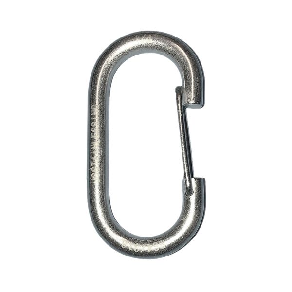Stainless Steel 316 2 3/8" Spring Clip Flagpole Spring Hook Marine Grade