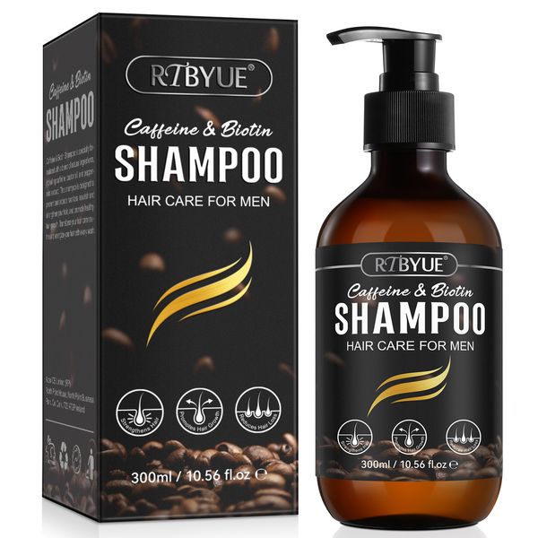 300ML Caffeine & Biotin Anti Hair Loss Shampoo Hair Growth Shampoo and Strength