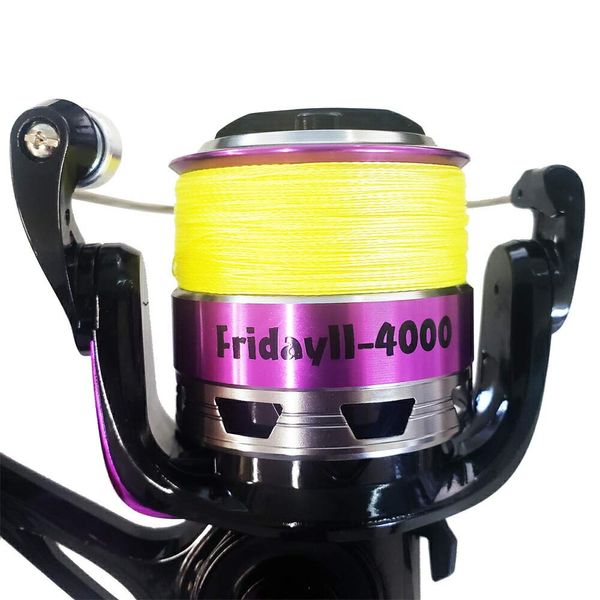 Ori-957652 Friday II 4000 Fishing Reel with PE Line No. 4000 PE 1.5 (150 m)