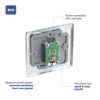 BG Electrical Single Co-Axial Socket