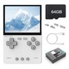Trimui Brick Handheld Game Console 3.2-Inches Display Game Console,1024x768 IPS Screen Supports Multiple Simulators,Linux System Built-in 64G TF Card White