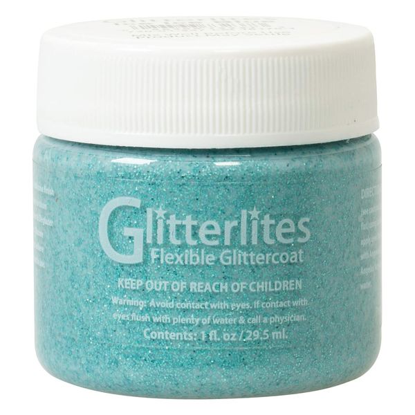 Angelus® Glitterlites Paint, Ice Blue 1Fl Oz