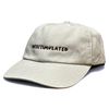 Vivian Flytrap Unisex Overstimulated Washed Embroidered Dad Baseball Cap - Cream