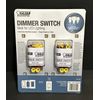 Feit Electric Dimmer Switch Single or 3 Way Two Pack