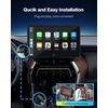 9" Wireless Car Stereo Apple Carplay Android Auto GPS with 1080P Backup Camera
