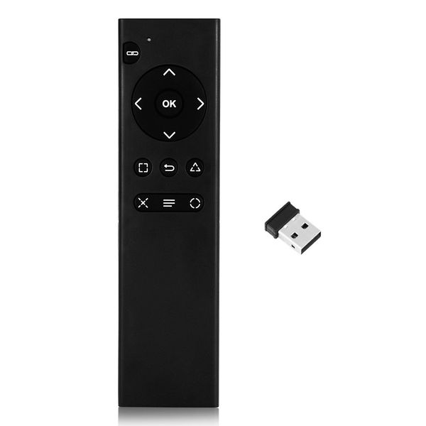 Socobeta Remote Control 4 PS4 DVD Multimedia Controller for TV 2.4Ghz Wireless Media Controller with USB Receiver