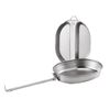 G.I. Type Stainless Steel Mess Kit - Frying Pan And Plate Combination