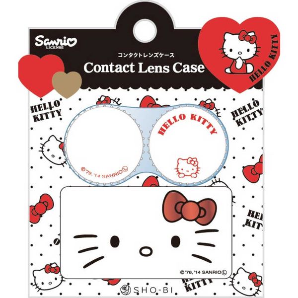 <br>Shobido (Soft/Case) Hello Kitty Die-Cut Contact Lens Case WH KT54647_