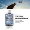 Jectse 3 Channel FPV Video Switcher Module, FPV Camera Signal Switch Module FPV Camera Video Switch Unit Compatible with 5-12V FPV RC Drones