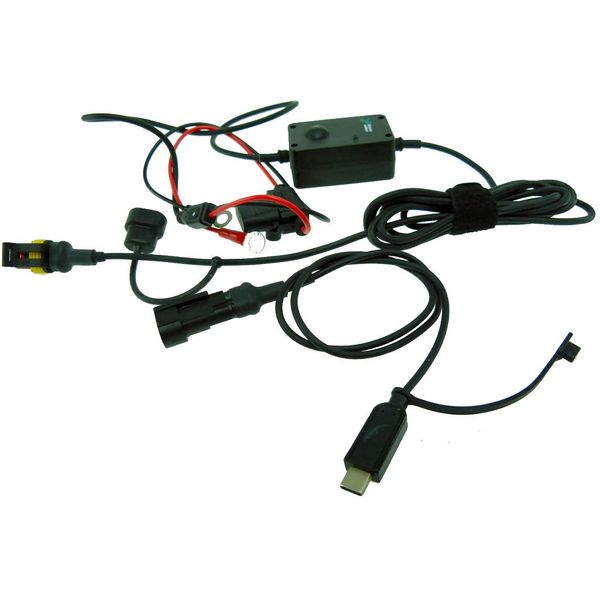 Micro C/USB Type C Direct to Battery Hard Wire Motorcycle Charging Cable Lead