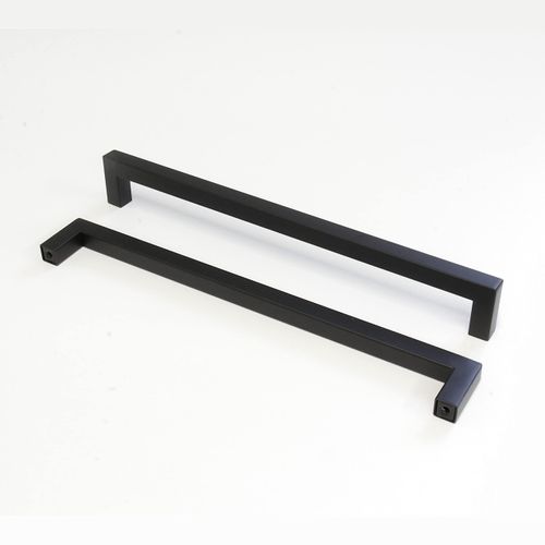 RCH Hardware HD-SS128-256 Hollow Stainless Steel Modern Cabinet Drawer Handle Pull, 10 1/16 Inch, Black (2 Pack)
