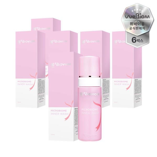 [Seoul National University Gastric Biome] Mildly acidic feminine cleanser inner wash 150ml x6 Hypoallergenic Y zone care containing lactic acid bacteria