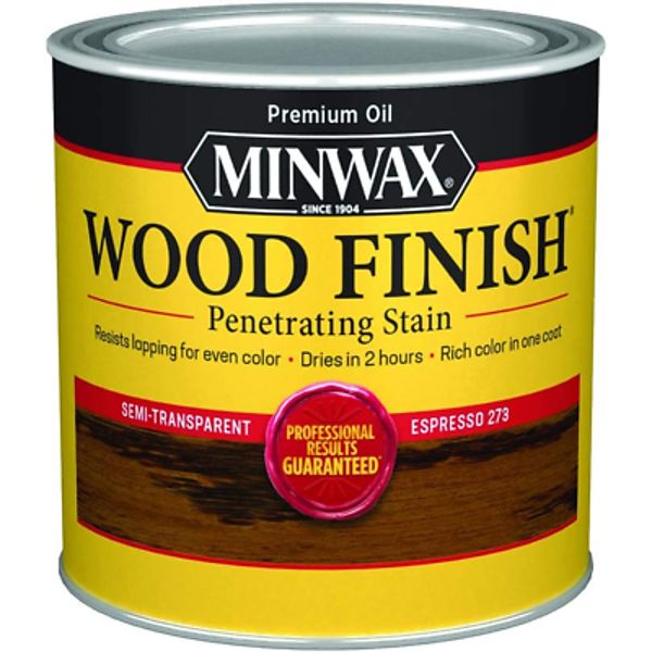 1/2 Pt  22763 Espresso Wood Finish Penetrating Oil-Based Wood Stain