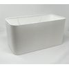 Cream Cotton Rounded Rectangle Lampshade