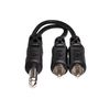 Hosa YPR124 Y-Cable 6.3 MM TS Jack