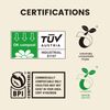 SUPERBIO 13 Gallon Handle Tie Compostable Food Waste Bags, 30 Count, 2 Pack, ASTM D6400, BPI and OK compost INDUSTRIAL, 49.2L, 0.87 Mil
