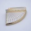 XINYU Bathroom Storage Gold Shower Corner Caddy Modern triangle Bath Shelf,Solid Brass