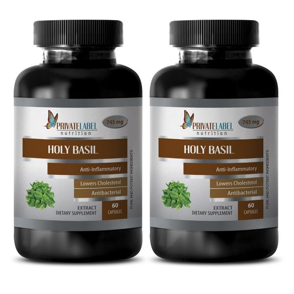 Holy basil - HOLY BASIL EXTRACT. ANTIBACTERIAL - calm down natural pills 2 Bot