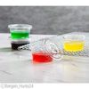 24 Count Medium Jelly Gelatin Shot Disposable Clear Plastic Portion Cups 2oz