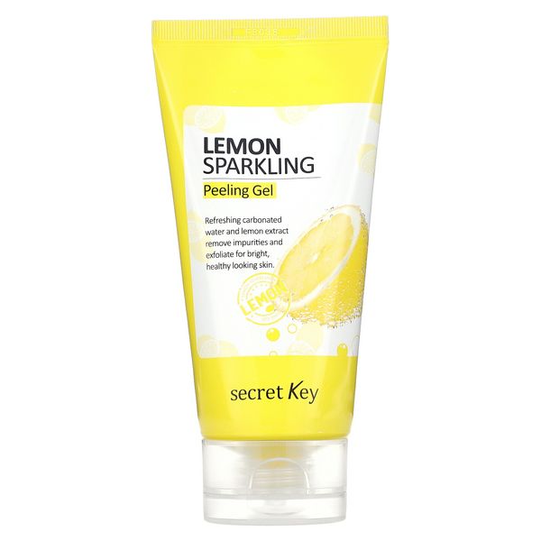 Secret Key Lemon Sparkling Peeling Gel iHerb iHerb Official Secret Key Lemon Extract Carbonated Water Collagen Hyaluronic Acid 120ml