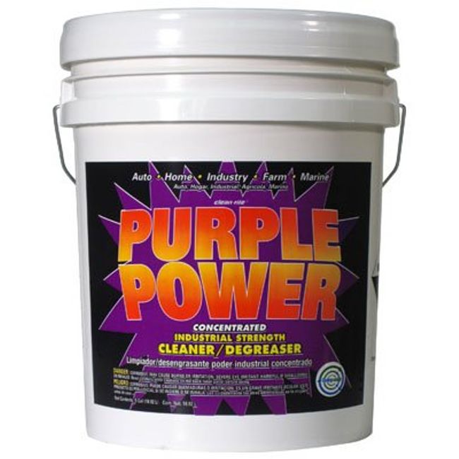 aiken chemical company inc 4325p Purple Power, 5 Gallon, Concentrate, Cleaner and Degreaser
