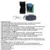 12V DC transmitter 433Mhz Wireless Switch 2 Remote Control for Lights on and off