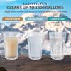 2 Pack Water Filter Straw for Drinking Survival, Personal Straws for Purifyin...